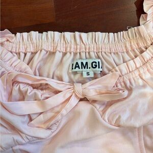I.AM.GIA Light Pink Bow Top